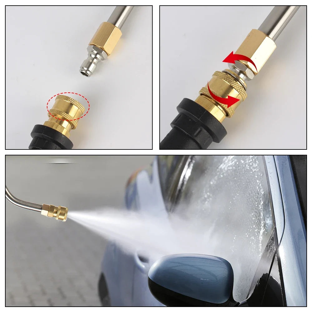 SkyReach Pressure Washer Gutter Cleaning Extension Tool with 5 Nozzles