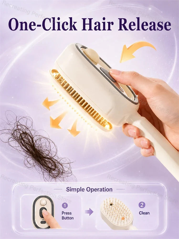 SleekWave Cordless Heated Hair Styling Brush – Rapid Heat & Safety Design