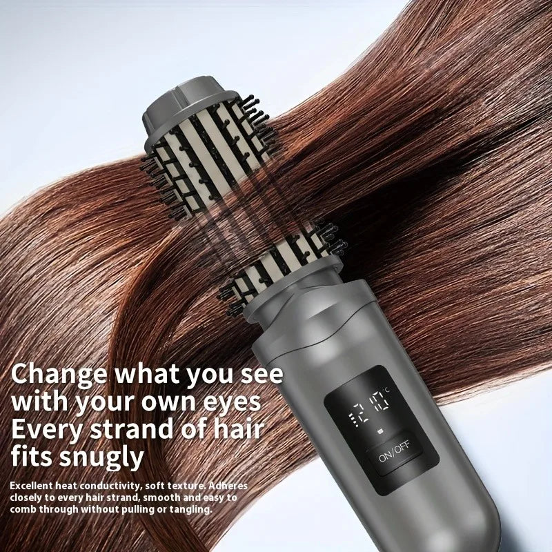 FlexiStyle Cordless Hair Straightening Comb – 2600mAh Rechargeable Portable Hair Styler