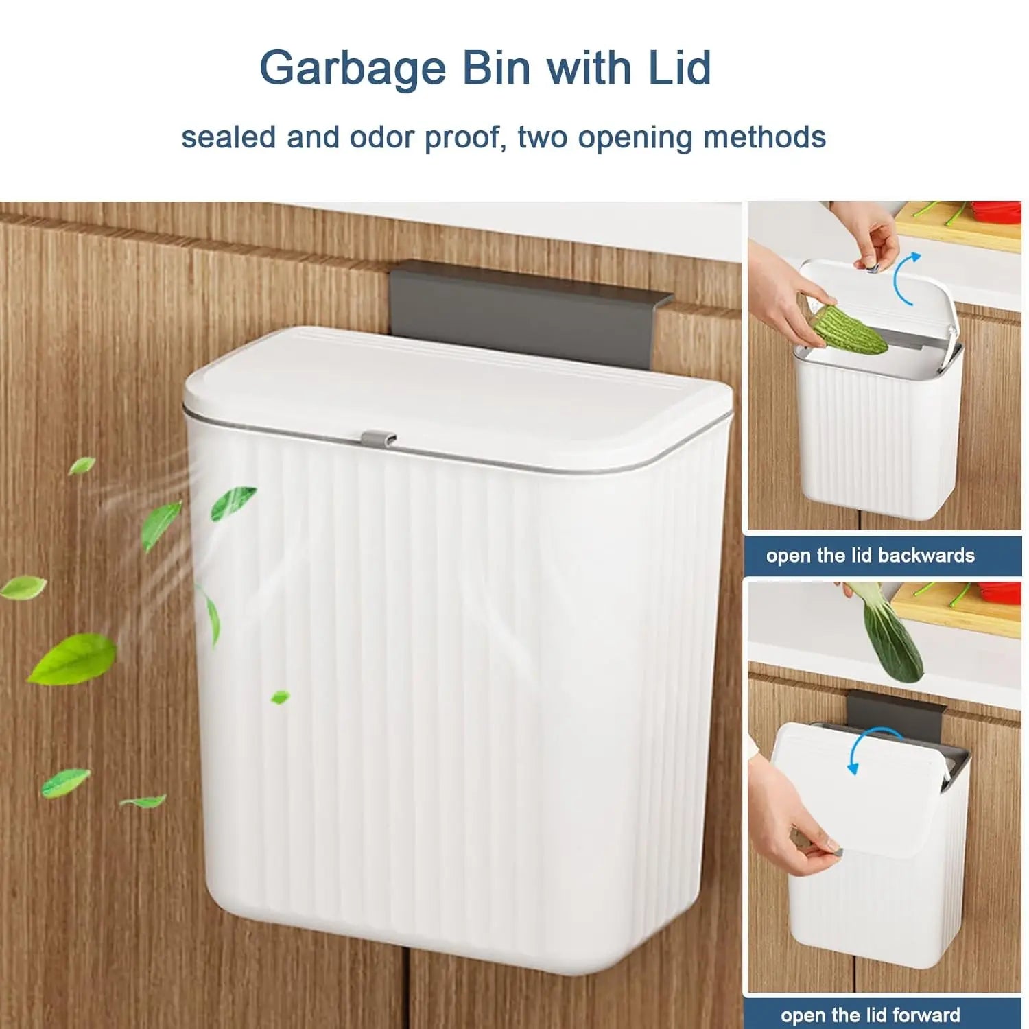EcoMate Kitchen Waste Collector with Lid – Compact & Versatile Storage Solution