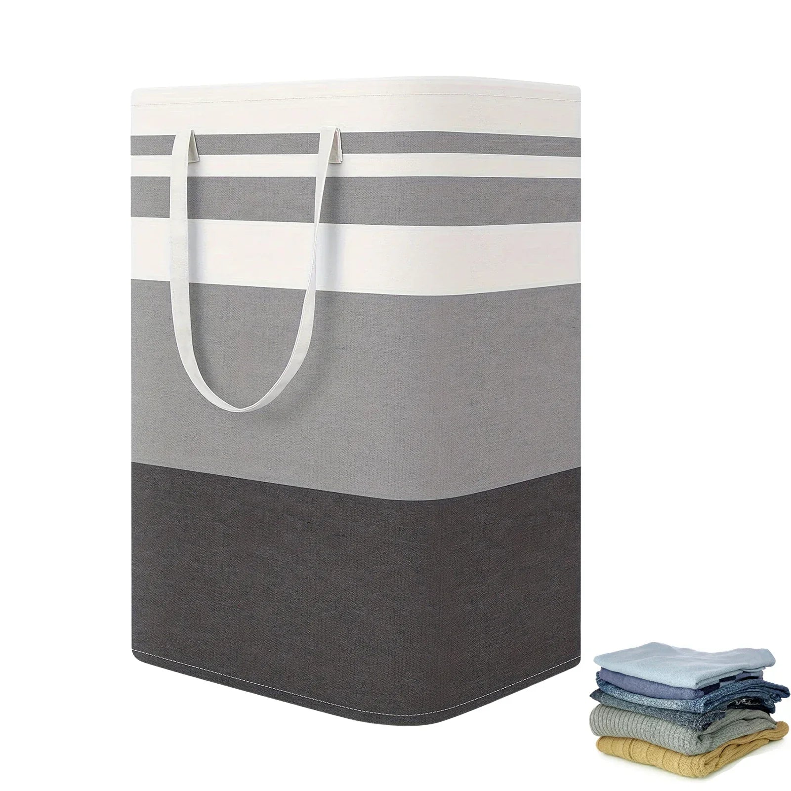 Collapsible 75L Laundry Basket with Handles – Large Storage Solution