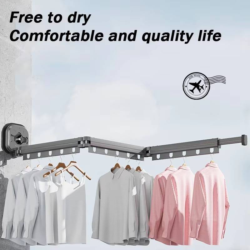 Space-Saving Foldable Laundry Drying Rack