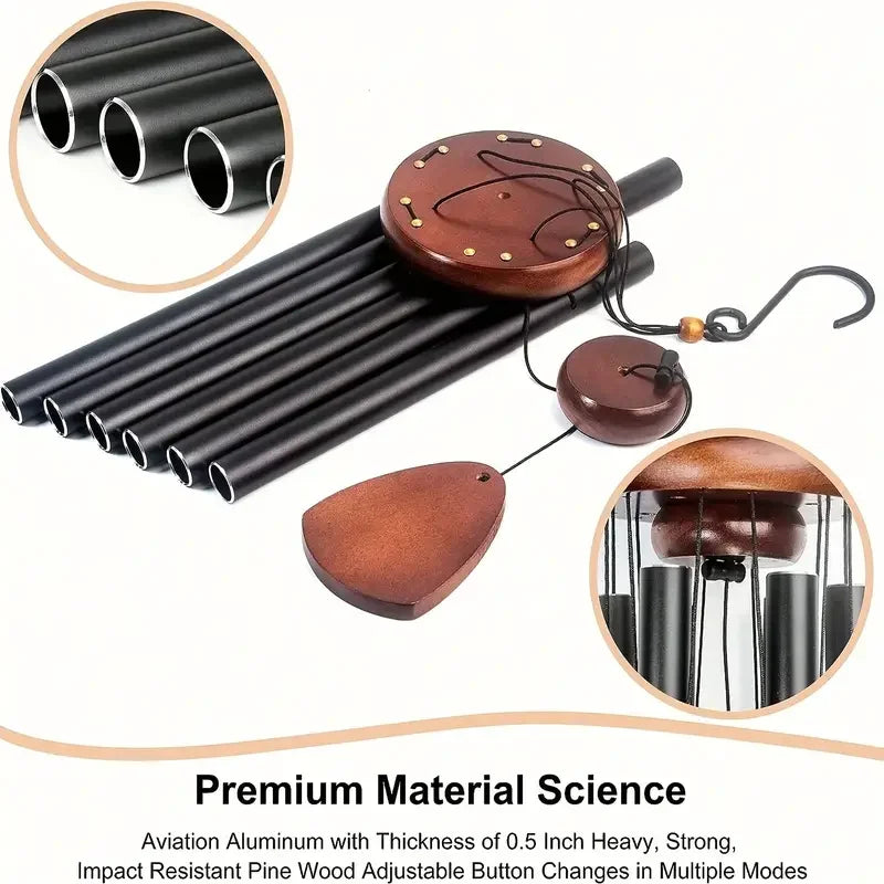 Serenity Sound Aluminum Wind Chime – Elegant Outdoor Decor for Your Space