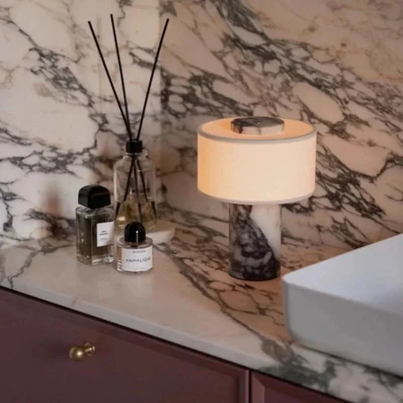 Elegant Marble Touch-Controlled Dimmable Desk Light