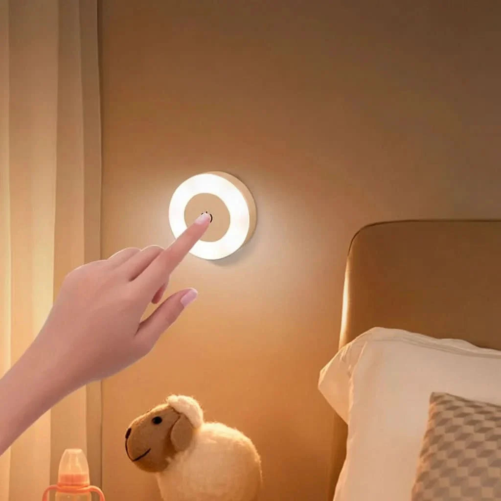 SereneGlow – Cordless USB Rechargeable Bedside Light