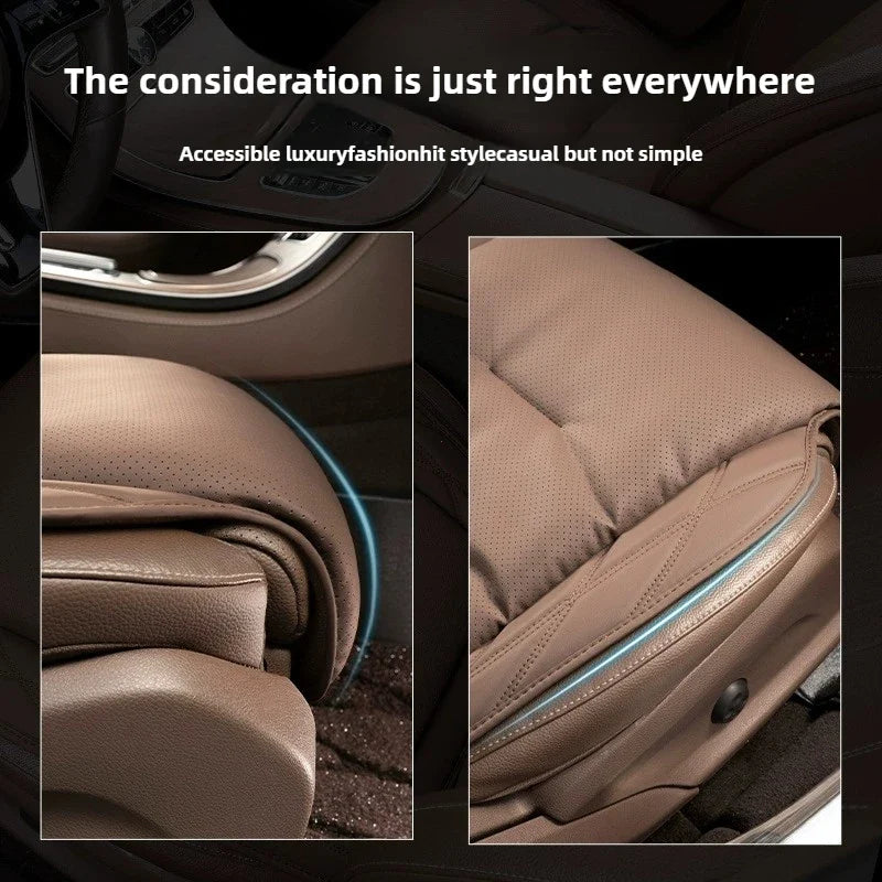 Revitalize Your Ride with Luxurious Leather Seat Cushion