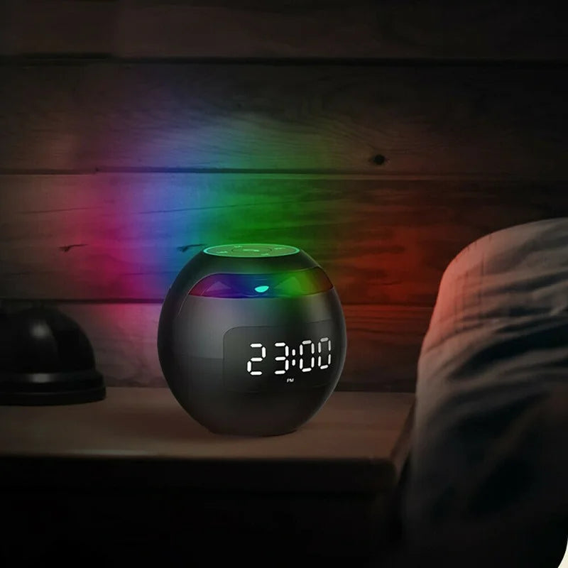 Speaker Clock with Alarm Functionality – GlowBeep Design