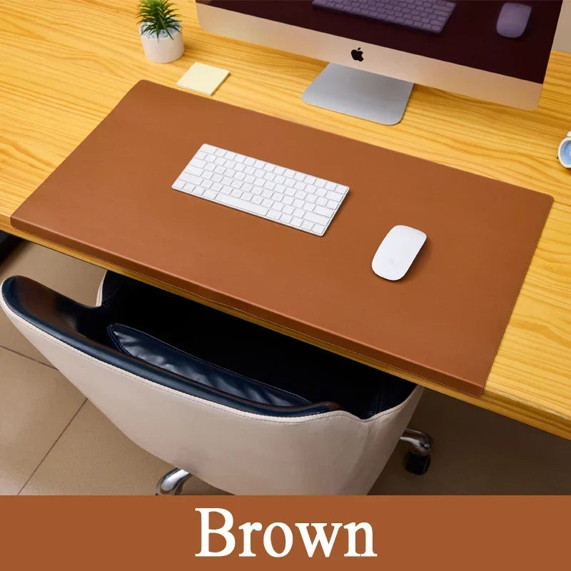 Elegant PU Leather Desk Pad – Large Non-Slip Surface for All Workspaces