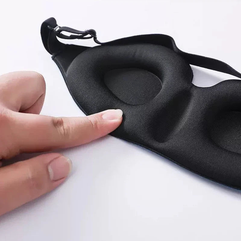 LunaShade Ergonomic 3D Sleep Mask – Ultimate Light Blocking Comfort