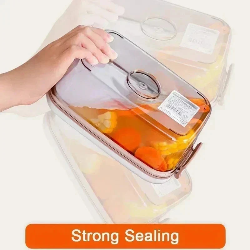 Transparent Food Vacuum Storage Container with Hand Pump – Fresh Seal