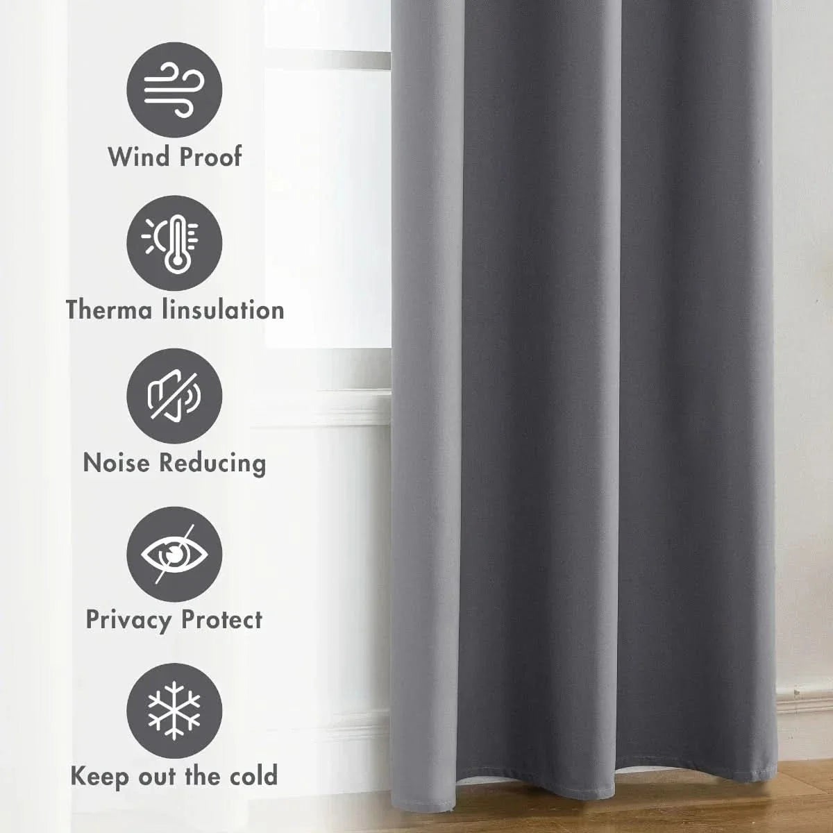 EclipseShield - Premium 100% Blackout Curtains for Ultimate Comfort