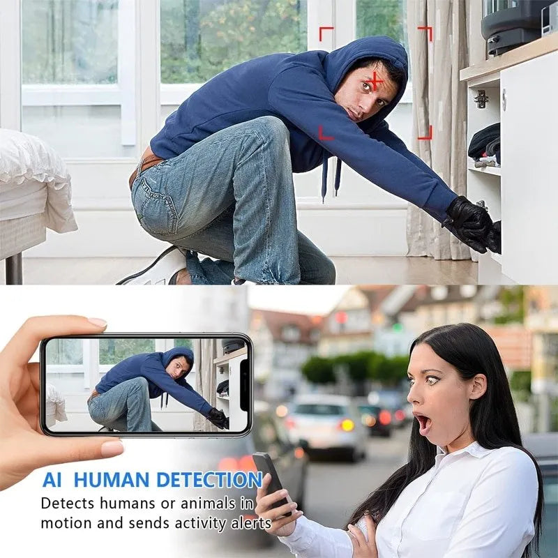 Compact 5G Wireless Security Camera with 1080P HD Clarity