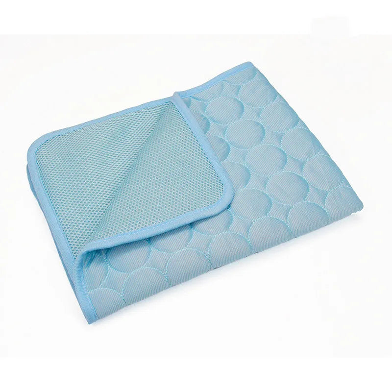 ChillNest Pet Resting Mat – Soft Cotton Cooling Pad for Pets