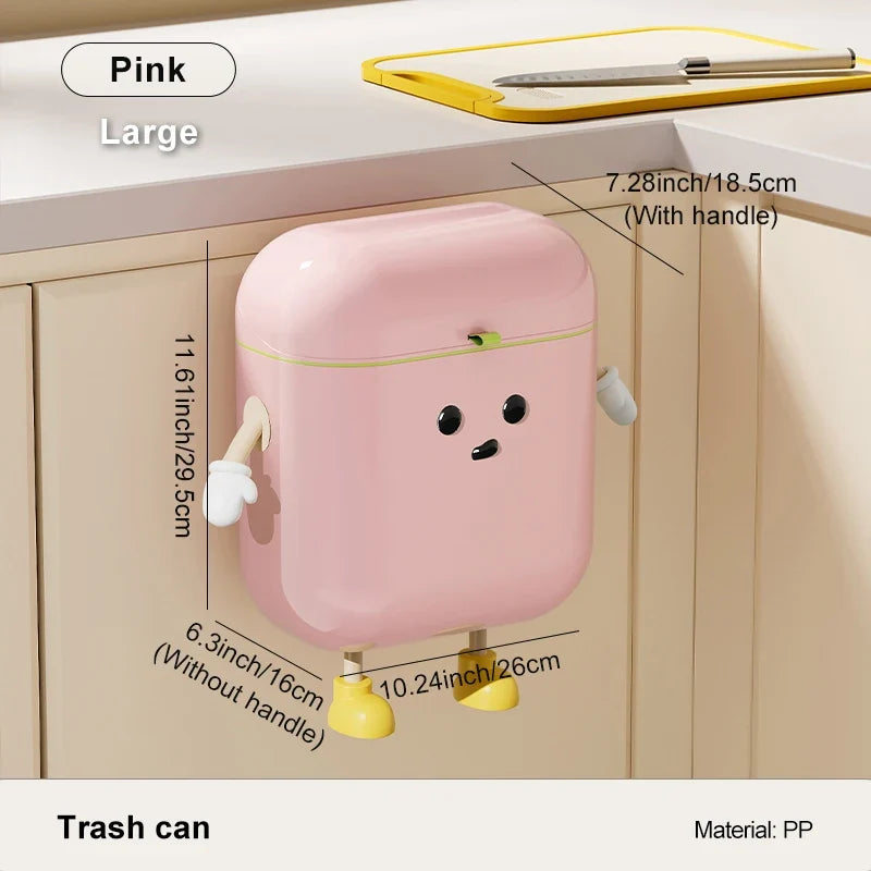 EcoSmart Food Waste Collector with Lid & Space-Saving Mount