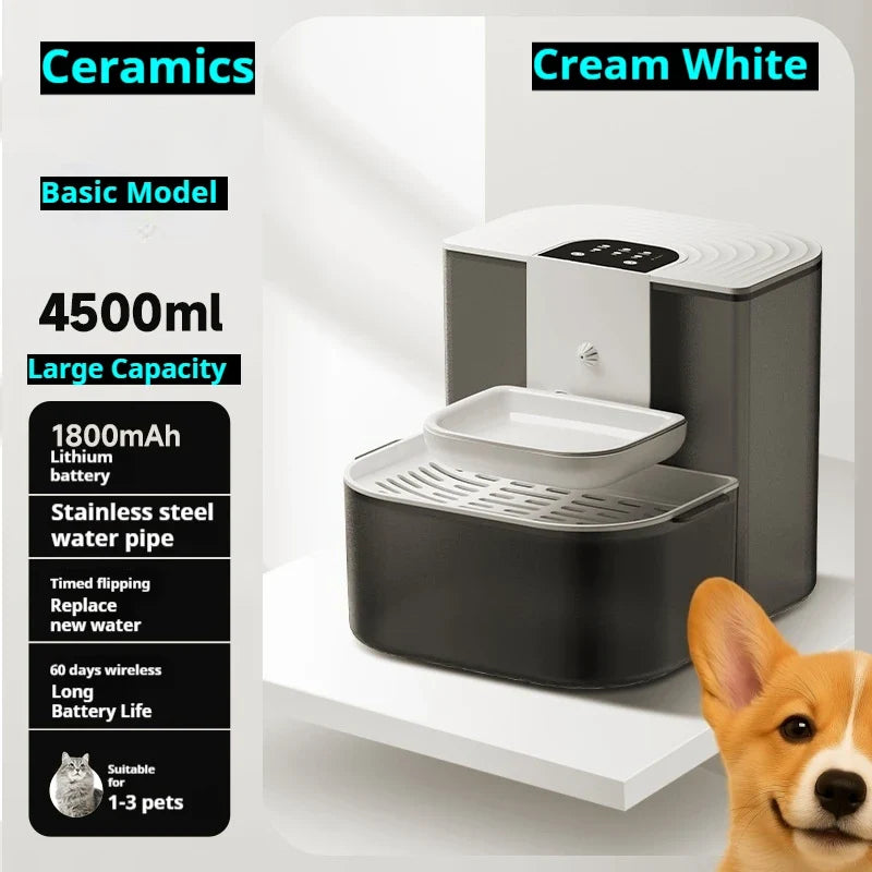 HydraMate Gravity-Fed Pet Water Dispenser – Portable Hydration Solution for Dogs