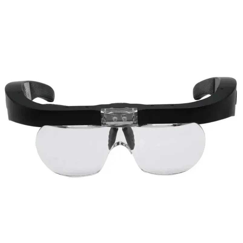 VisionMate Rechargeable LED Magnifying Glasses – Hands-Free Precision Tool