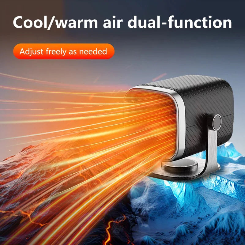Versatile 12V Car Climate Control Heater & Fan – Year-Round Comfort