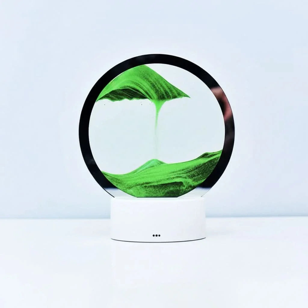 Sandsation – 3D Hourglass Light with Fluid Sand Movement