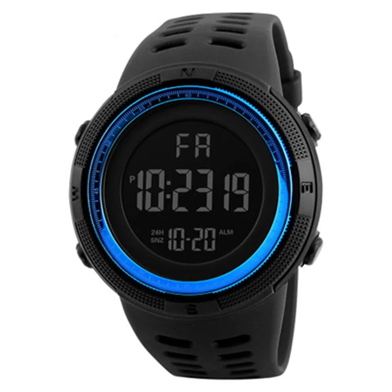 TitanPro Men's Luminous Digital Sports Watch – 50mm Bold Display