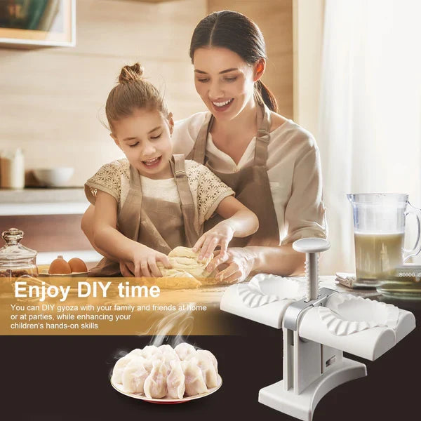 Dual-Headed Dumpling Maker for Fast Creation