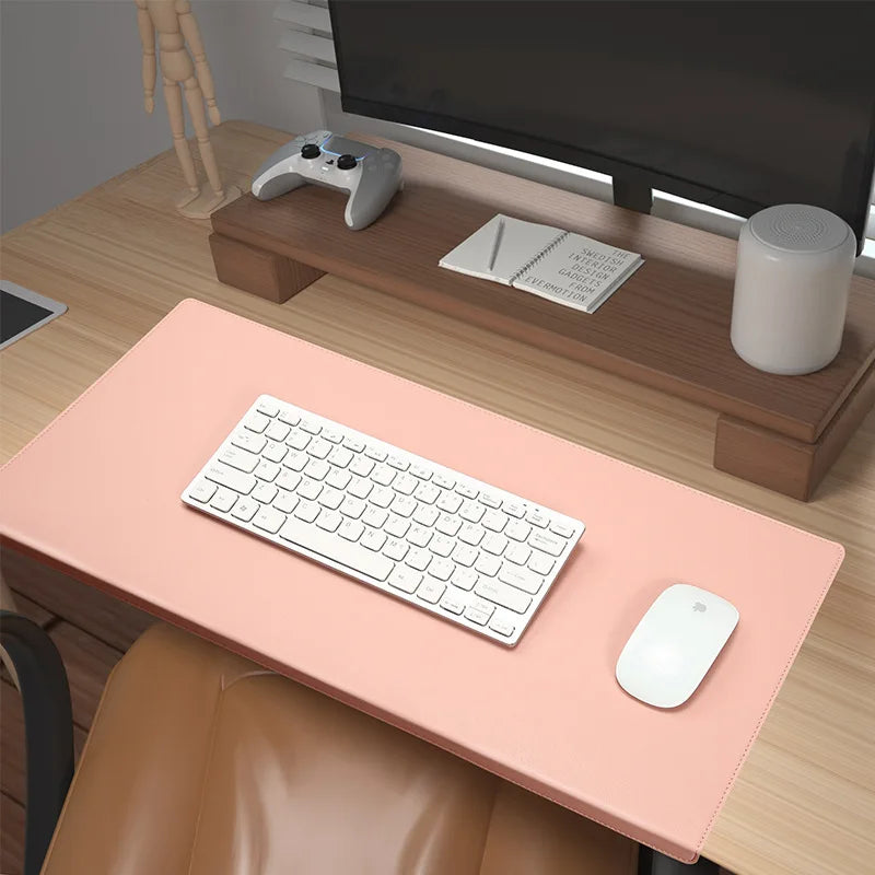 Elegant PU Leather Desk Pad – Large Non-Slip Surface for All Workspaces