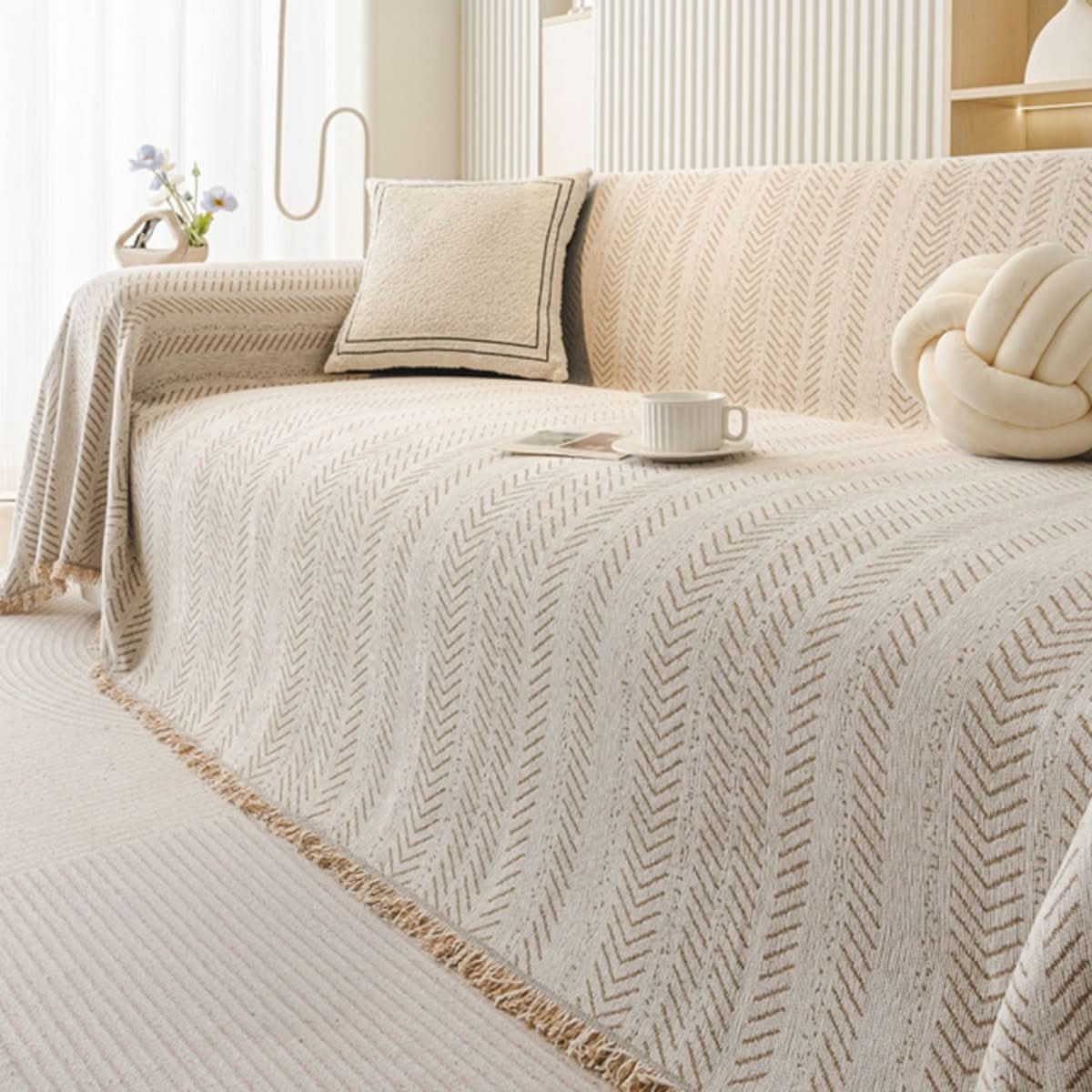 CozyGuard – Plush Chenille Sofa Protector for Everyday Use