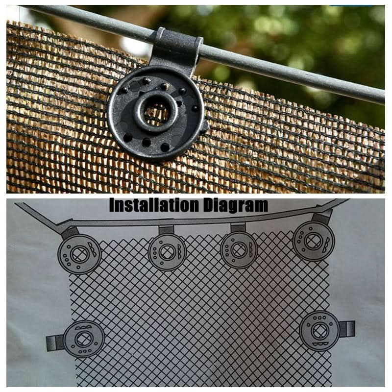 ShadeSecure - Heavy-Duty Shade Fastening Clamp for Outdoors
