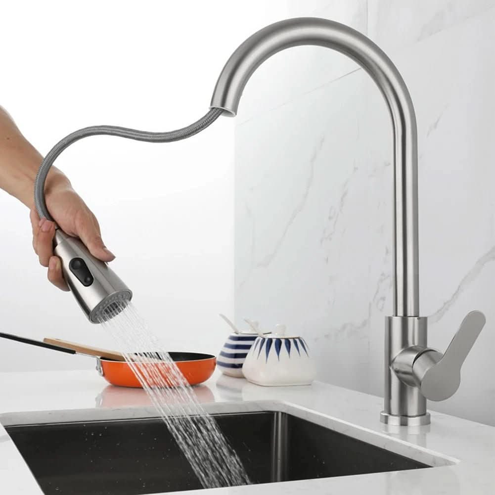 Elysian Pull-Down Kitchen Faucet for Effortless Cleaning