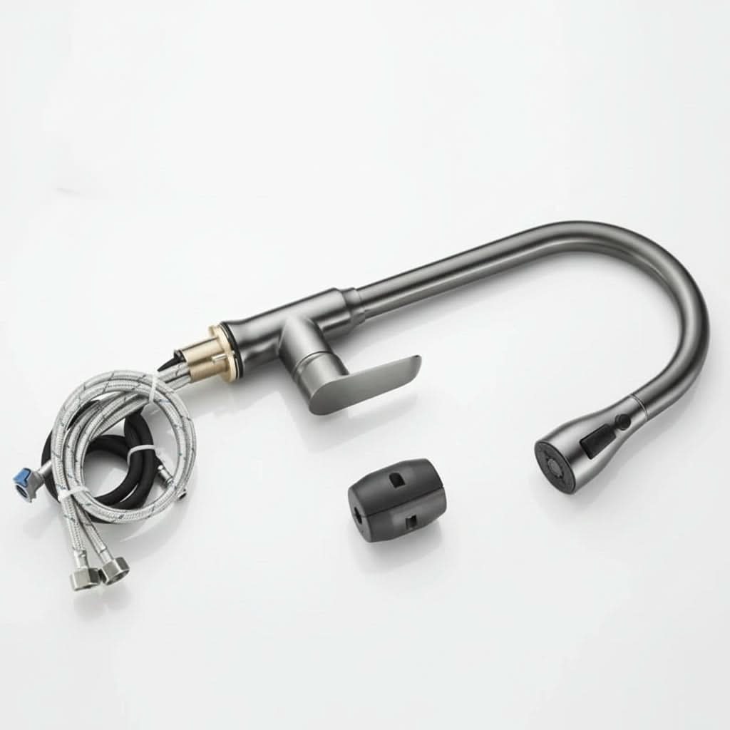 Elysian Pull-Down Kitchen Faucet for Effortless Cleaning