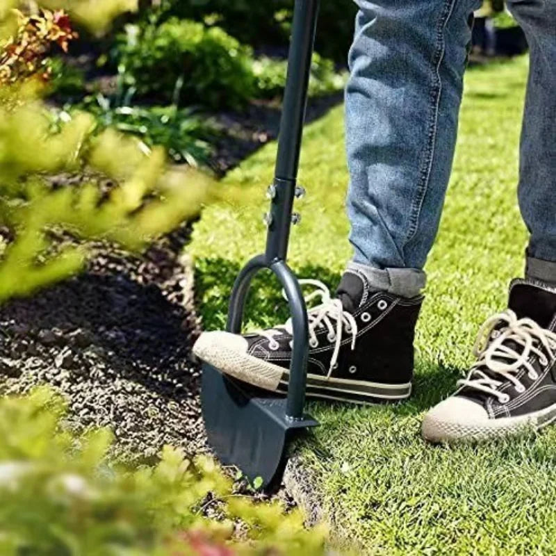 Precision Garden Edger – Durable Half-Moon Tool for Neat Lawn Borders
