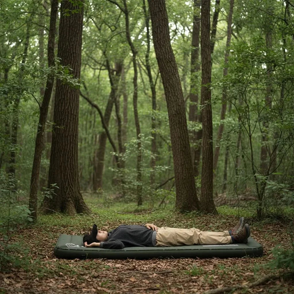 TranquilRest – Portable Inflatable Sleeping Pad