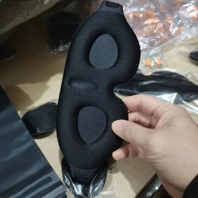LunaShade Ergonomic 3D Sleep Mask – Ultimate Light Blocking Comfort