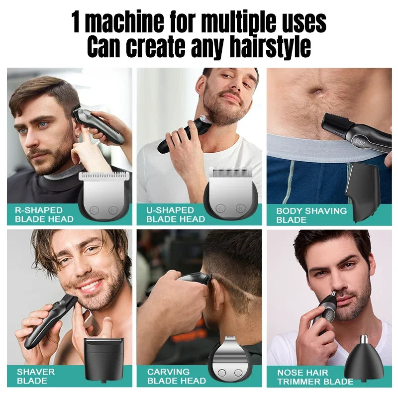 Ultimate Grooming Toolkit: 14-in-1 Cordless Trimmer Set