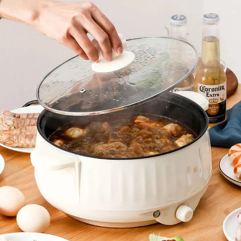 SwiftCook Compact Electric Steamer & Hot Pot for Quick Meals