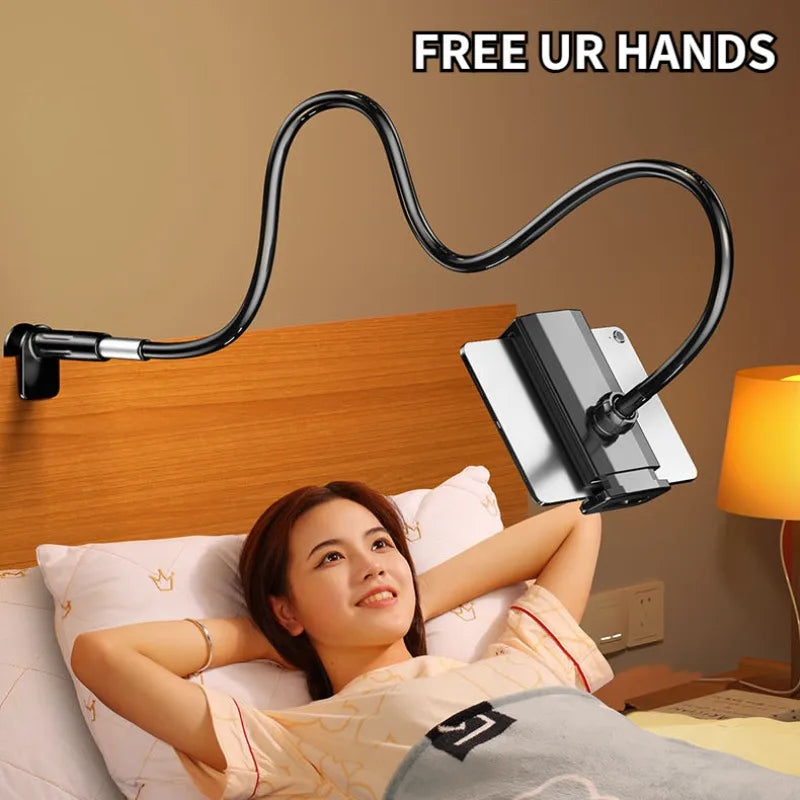 Versatile 360° Rotating Mobile Device Stand for Home & Office