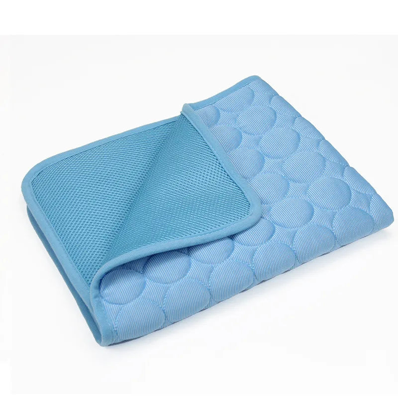 ChillNest Pet Resting Mat – Soft Cotton Cooling Pad for Pets