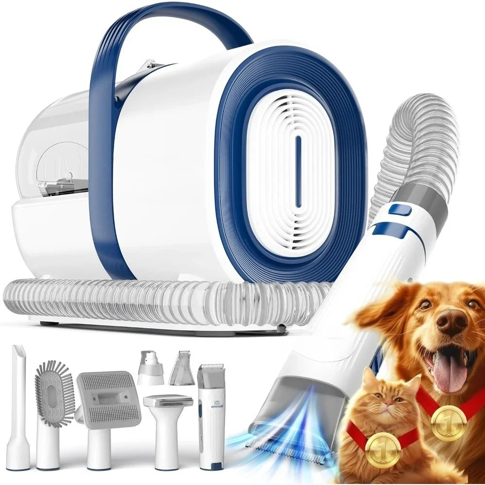 PawSweep Pro Pet Grooming Vacuum Bundle | Low Noise, 7 Tools & 1.5L Capacity