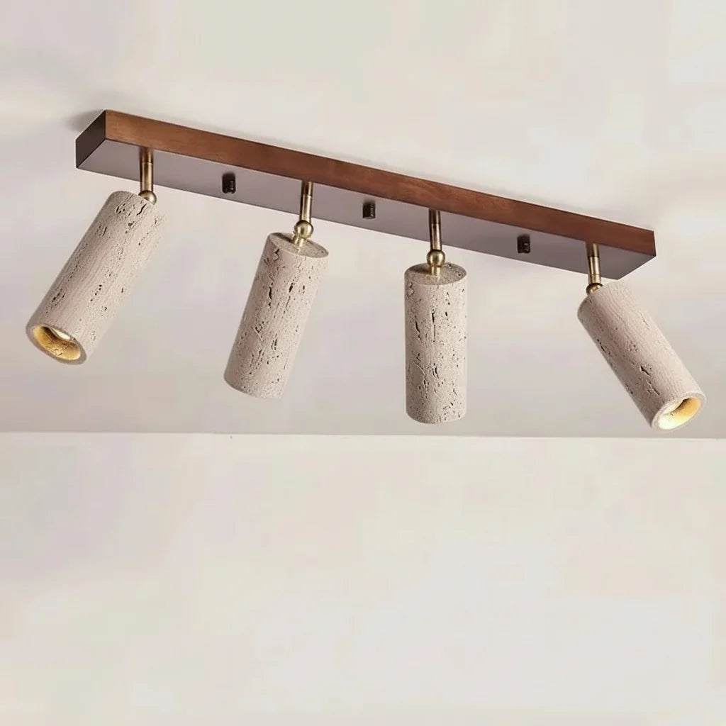 Naturalstone 3-Light Adjustable LED Ceiling Fixture