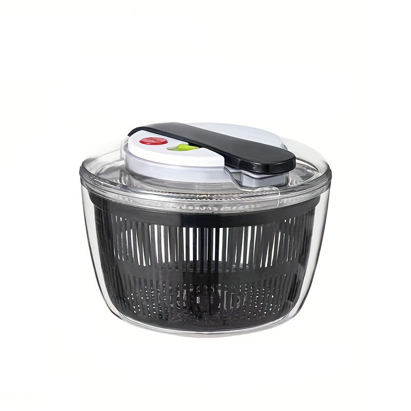 Compact Multi-Function Salad Spinner and Strainer Set