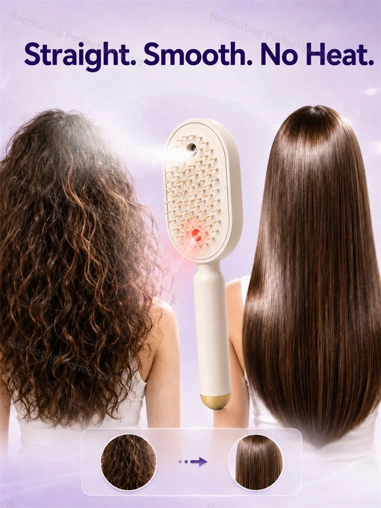 SleekWave Cordless Heated Hair Styling Brush – Rapid Heat & Safety Design