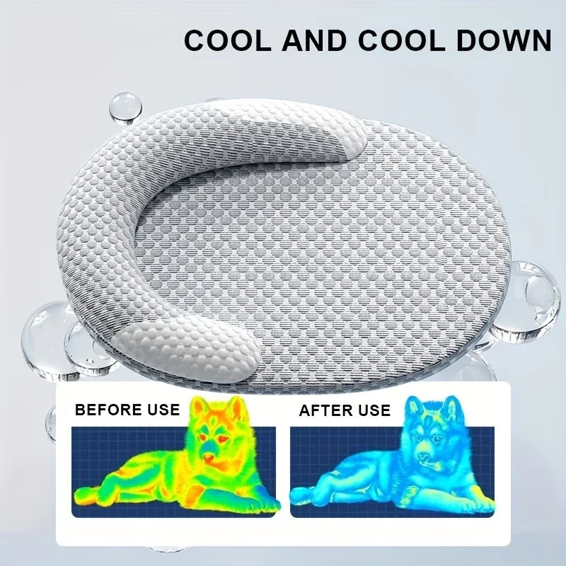 CoolPaw Comfort Mat – Breathable and Washable Pet Bed for All Sizes