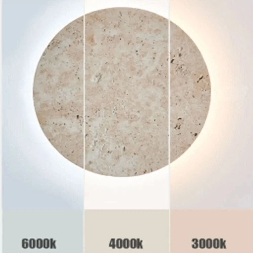 Luminous Stone – Amber Glow LED Wall Fixture