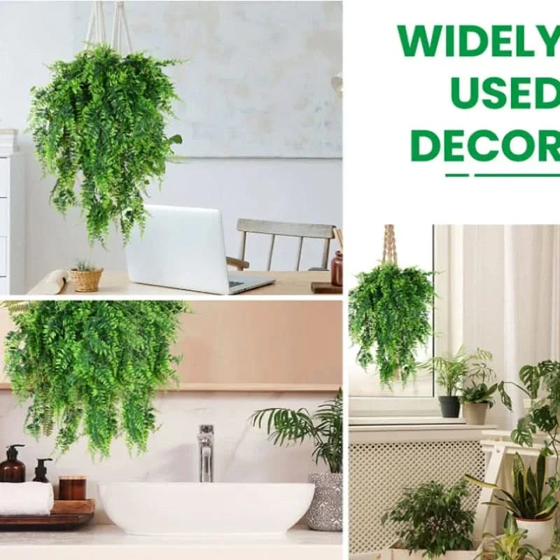 Vibrant Greenery Garland for Home and Garden Decor