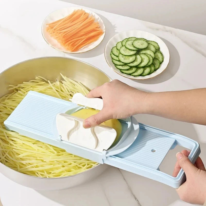 Precision Vegetable Cutter with Safety Hand Guard