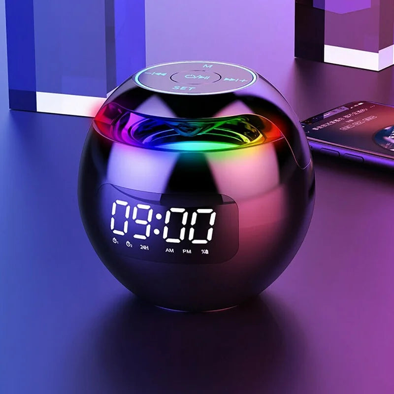 Speaker Clock with Alarm Functionality – GlowBeep Design