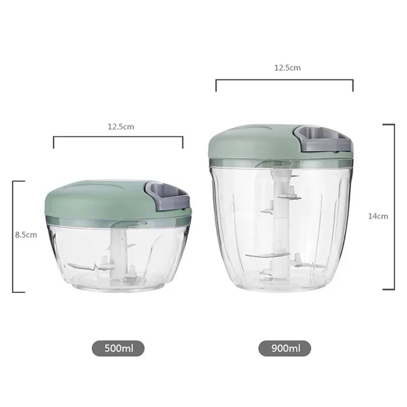 Handheld Food Chopper & Meat Grinder | Ergonomic Manual Processor
