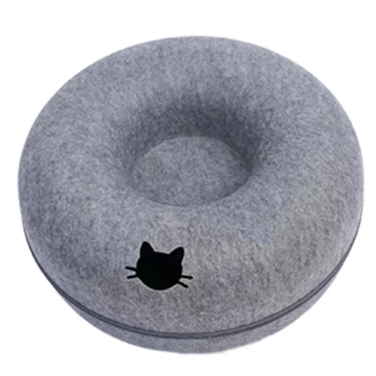 Feline Fun Sphere – Cozy Interactive Wool Cat Retreat