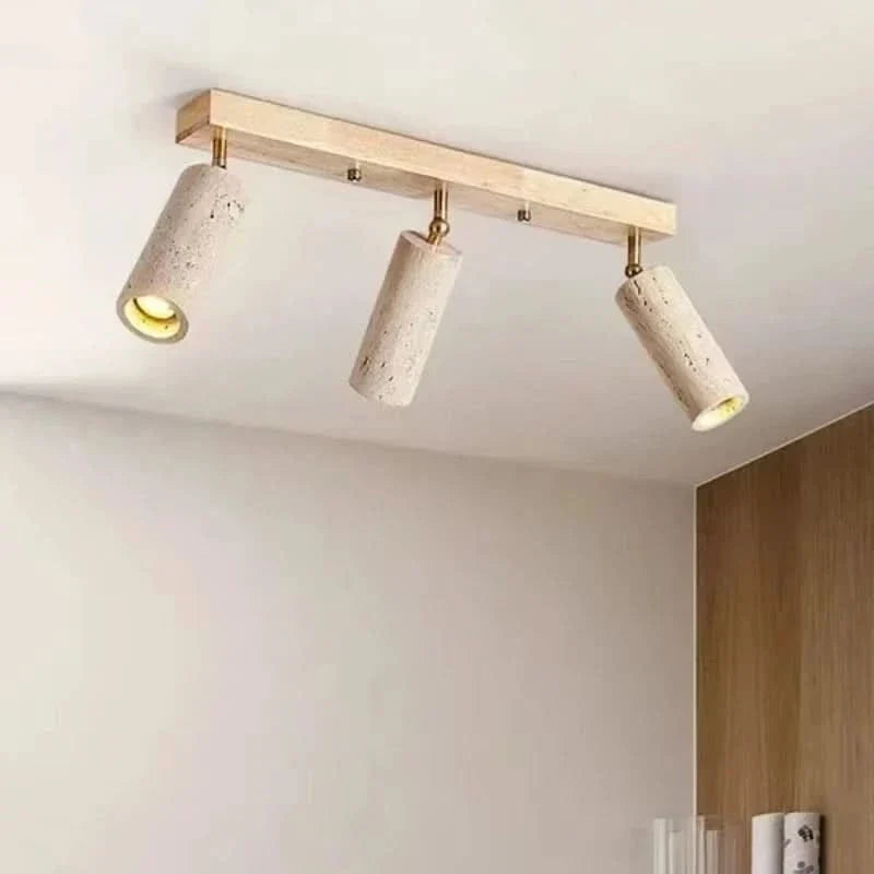 Naturalstone 3-Light Adjustable LED Ceiling Fixture