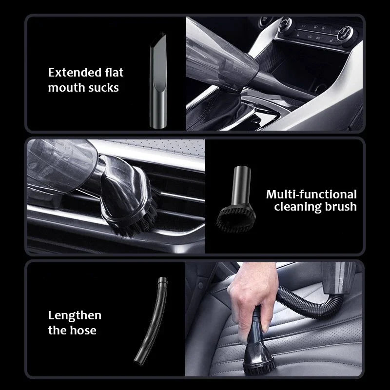 SwiftClean Cordless Handheld Vacuum – Lightweight & Powerful for Home and Car