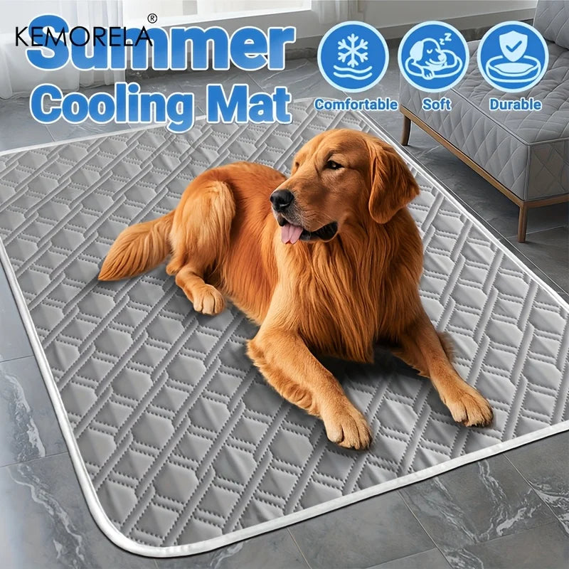 ChillPad Large Pet Cooling Mat – Breathable Anti-Slip Bed for Pets